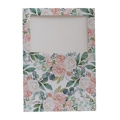 25 GOLD WHITE 7″ Paper Photo PICTURE FRAMES Cards Envelopes Favors Party Decor