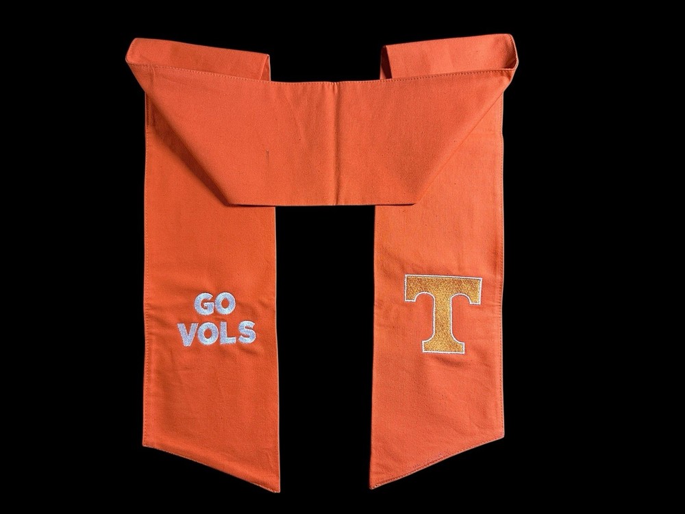 University of Tennessee Cotton Wreath Sash (2 Logos) 20k Stitch