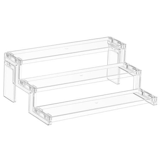Cupcake Stand, Perfume Cologne Organizer, Tool-Free 12″3-Tier,1 pc Clear