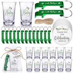 MEPIG 25 Set Baby Shower Favors for 25 Guests, Oh Shot Glasses