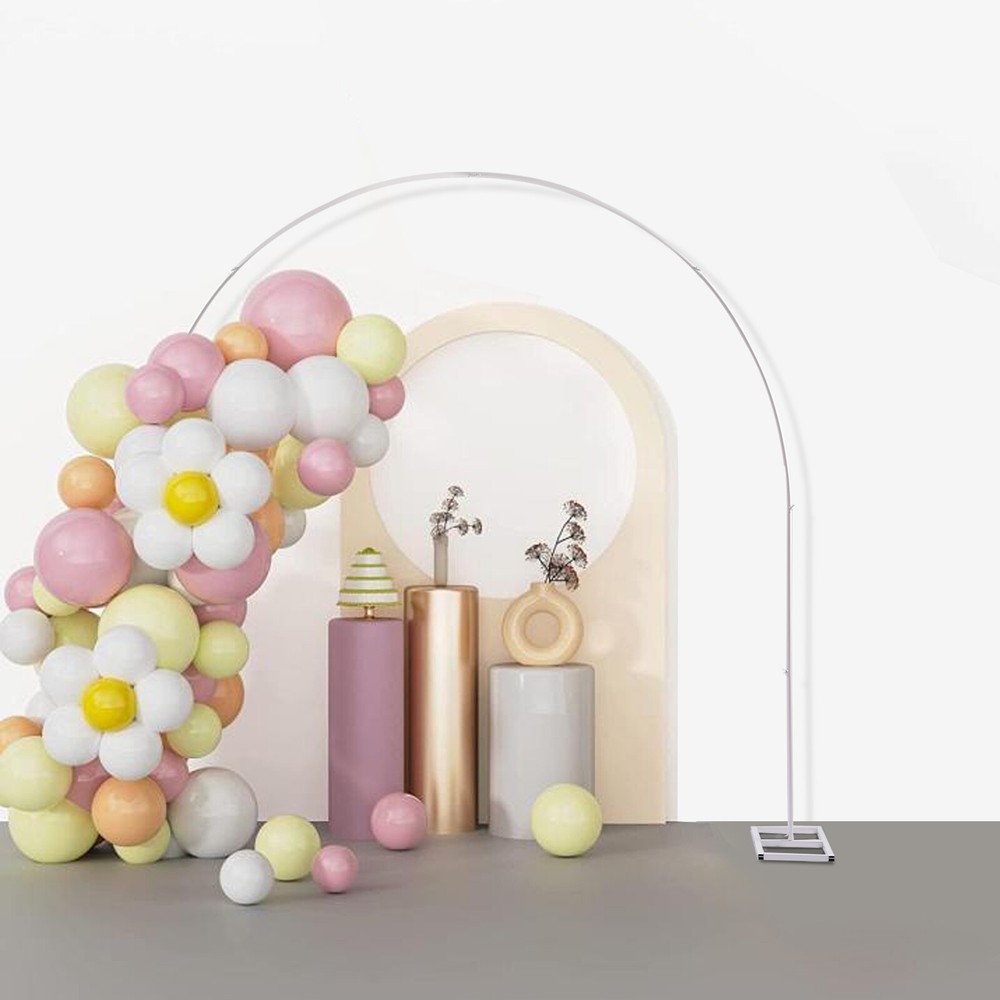7.5ft Wedding Arch, Balloon Flower Backdrop Arch Stand, Birthday Parties Banquet