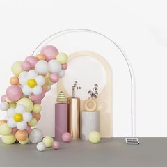 7.5ft Wedding Arch, Balloon Flower Backdrop Arch Stand, Birthday Parties Banquet