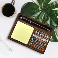 Thank You Teacher Gifts for Women Men Sticky Note Holder Teacher Appreciation…