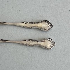 New 18/10 Reed & Barton Gold 2 piece Fork Set WEDDING / Engraved I Do and Me Too