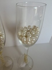 Bride & GroomChampagne Toasting Flutes for Wedding Wine Champagne Glasses