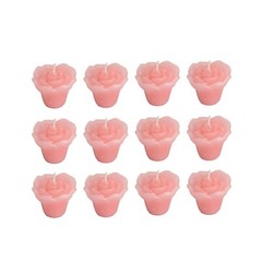 12 PINK Mini Roses Floating CANDLES Party Wedding Centerpieces Supplies