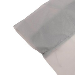 5ft x 32ft SILVER Premium Chiffon Sheer Backdrop CURTAIN PANEL Drape Party