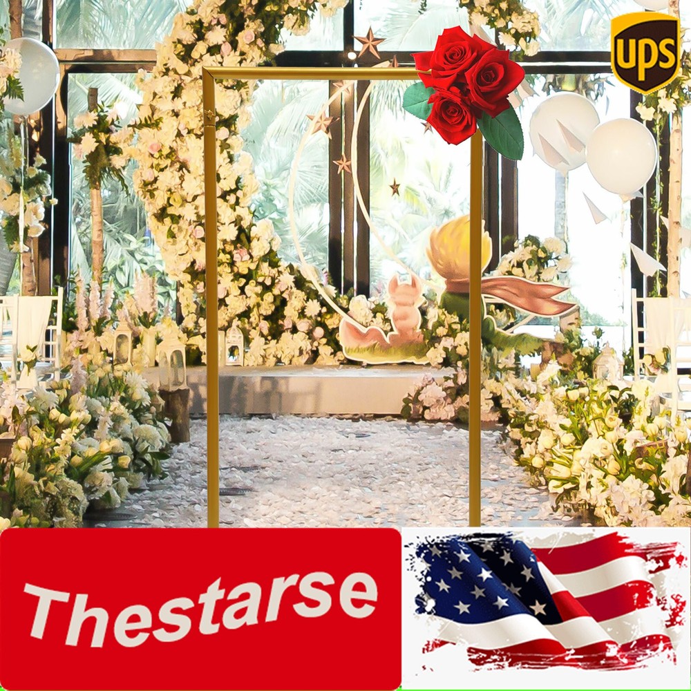 1m Rectangular Flower Decor Arch Rack Wedding Ballon Stand For Venue Stage Decor