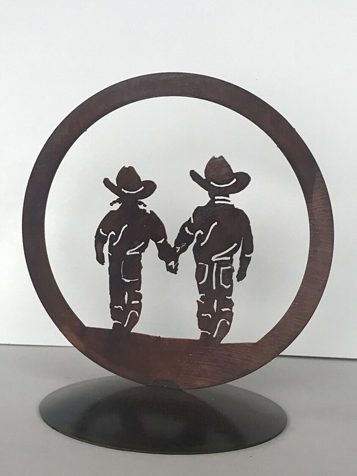 Laser Cut Steel Cake Top, Western Love, First Love