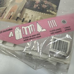 Wilton Wedding Cake Cathedral Kit #2104-2940 Sealed NOS Cake Supports Church