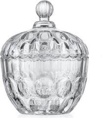 Candy Jar Glass Container with Lid, 22 oz Large Decorative Storage for Snacks