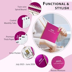2025 Planner, Weekly Monthly Planner 2025, JAN.2025 to DEC.2025, 8.4″×6″,