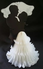 2 Wedding Centerpieces,Table Decor, Groom and Bride, Decoration,Boda,Cake topper