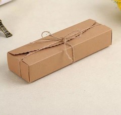 100x Kraft Favour Box Slice Cake Packaging Gift Favor Box Macaron Bomboniere Box