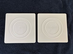 Wilton Circles of Strength 2 tier Cake Separator Plates Square 8”