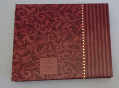 Hallmark Refillable Guest Book Maroon Wedding Party Special Occasion + Refill Pk