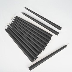 10″ tall Black Premium Taper Candles Wedding Centerpiece Decorations WHOLESALE