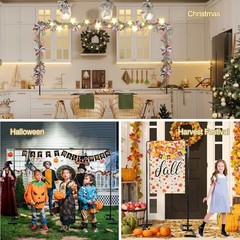 8.2 FT Wedding Arch Rectangle Stand Square Backdrop Stand, Extra Matte Black
