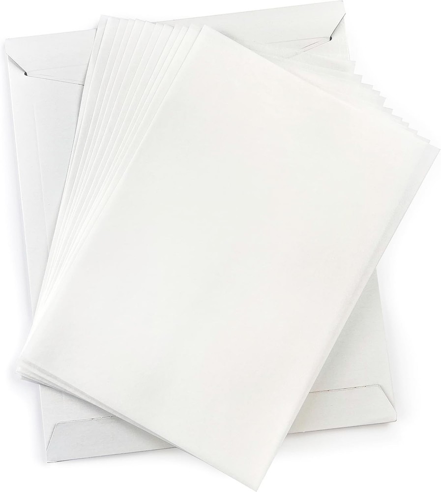 Wafer Paper Flexible Edible Printer Sheets 12 Pack 0.4mm White Letter Size 8….