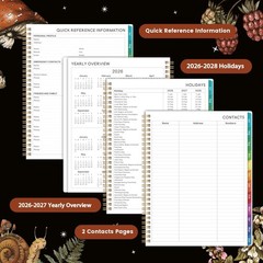 Planner 2026-2027 – Academic Planner from July 2026 – June 2027, 8″ x 10″ 202…