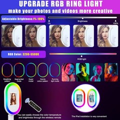 Portable Photo Booth Machine For iPad 10.2″ 10.5″ 10.9″ 11″ 12.9″ Selfie Station