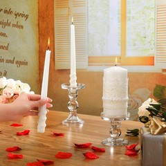 Classic Unity Candles & Glass Holders Set – Perfect for Weddings & Celebrations