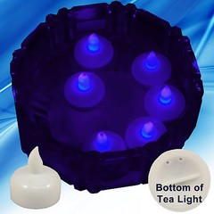 NEW 24 Purple Led Floating Floral Tea Light Candle for Wedding Centerpiece Decor