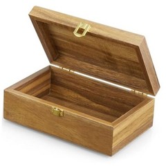 Wood Decorative Box with Lid Jewelry Box, Memories Box, Keepsake Small Acacia