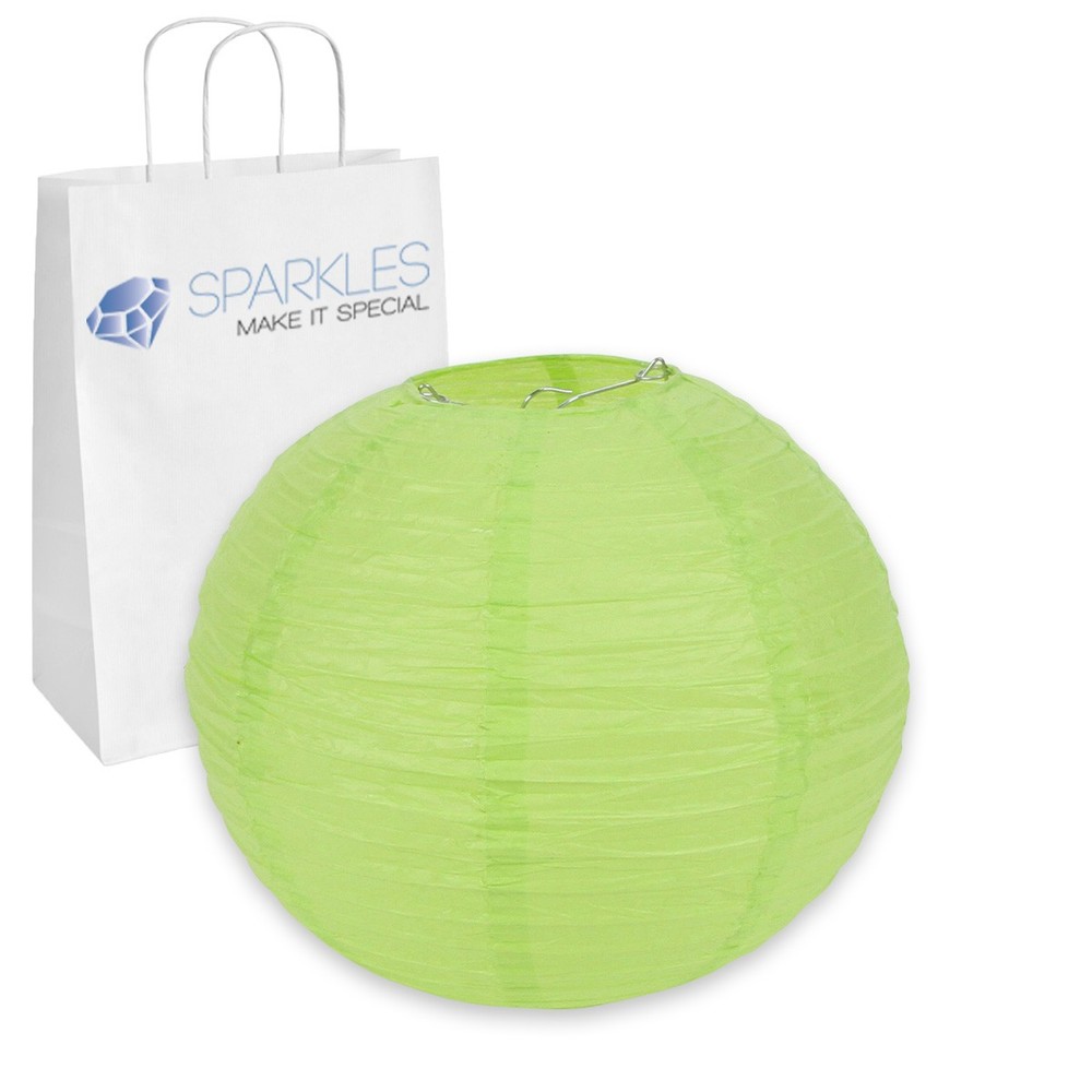10 pcs 8″ inch Chinese Paper Lantern – Apple Green – Wedding Party Event te