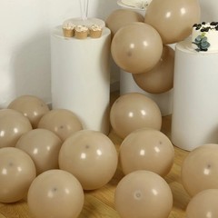 50 TAUPE 12″ Biodegradable Latex Matte Pastel Balloons Party Wedding Decorations