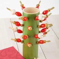 Restaurantware Eco Friendly Bamboo Skewer Holder – Tree Trunk Design 12 Inch 72