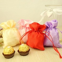 12 pcs 5×7″ Antique Gold SATIN FAVOR BAGS Wedding Party Reception Gift Favors