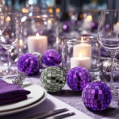 Yescom 20PCS 1.6″ Small Disco Ball Mirror Mini Hanging for Events Wedding Party