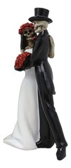 Ebros Day Of The Dead Wedding Dance Skeleton 6.25″H 4.25″Wide, Multi Colored