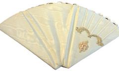 Guest Book White/Gold 15 Pge X 2 14 lne Op21 X 12 Triang Wedding Celebra Party💕