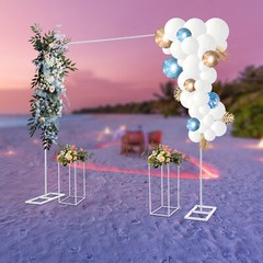 Durable Wedding Stand Set with Balloon Stand and Flower Stands, Strong