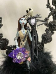 Jack & Sally Nightmare before Christmas Wedding Cake Topper Halloween Disney top