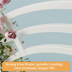 Dreamy Wedding Arch Solid Metal Frame Huge Garden Bridal Party Decoration Arbor