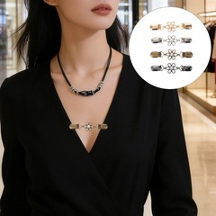 4 Pcs Cardigan Closure Clips Scarf Shawl Clasp Clothing for Women