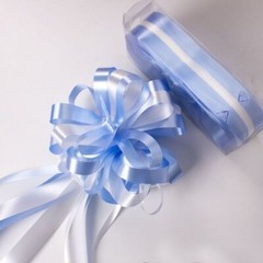 2 PC LARGE SATIN PULL BOW 4″ x 3.5″ party wedding big gift drawstring Holiday