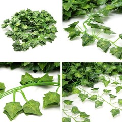 12 Pack Fake Vines for Room Decor Artificial Ivy Garland with 84 ft, Green
