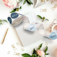 500 Pcs Thank You Stickers,1.5 Inch Thank You for Supporting My Small Busines…