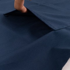 NAVY BLUE Premium Polyester Kitchen Chef Apron with Adjustable Neck and Long