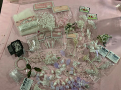 VTG Lot Bridal Floral Beaded Wedding Bouquet & Boutonniere Making Supplies C4