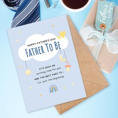 Father’s Day Card for Father To Be, Fathers Day Card Gift for Father To Be