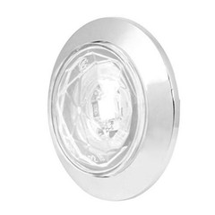 75324 Light (1-1/4″ Diamond 1LED Dual Func) White/Clear Bezel