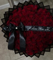 25 Fresh Red Rose Bouquet Customizable Next Business Day Shipping
