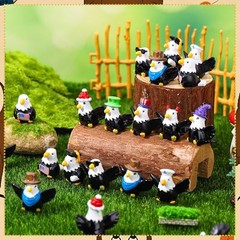 32 Pack Bald Eagle Toy Figures, Novelty Tiny Bald Eagle 10 Style of Bald Eagle
