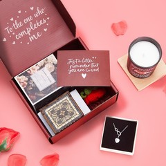 Valentines Day Gifts for Her, Romantic Girlfriend, Medium, Red