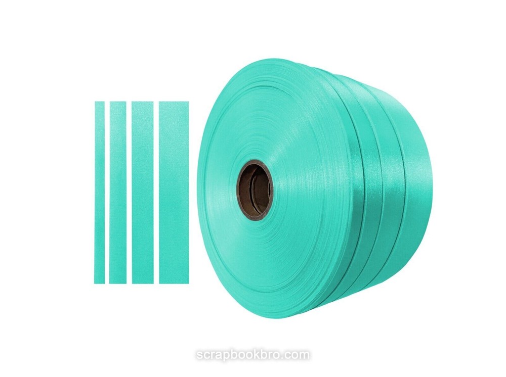 Aqua 10mm 16mm 25mm 40mm Satin Ribbon For Scrapbooking Wedding Wrap Decorations